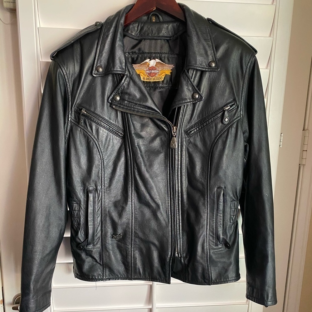Vintage Harley Davidson Women’s Leather Jacket​​​​​​​​​ - Picture 3 of 13